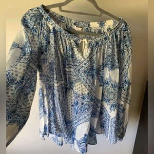 Olivaceous boho top
